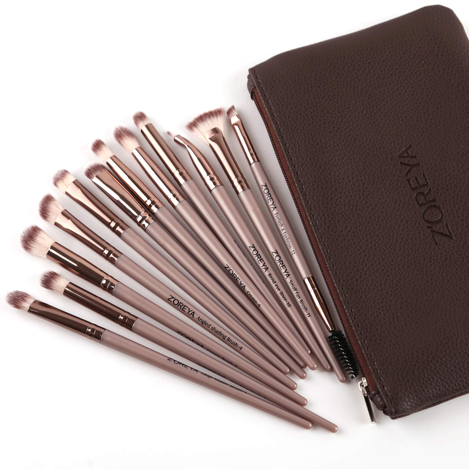 Amazon.com: Z'OREYA Eye Makeup Brushes, 12 Pcs Professional Eye